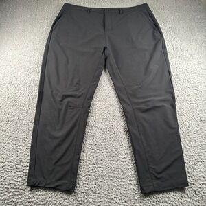 Legends‎ Aviation Tapered Pants Mens 38 Black Performance Tapered Athletic Slim